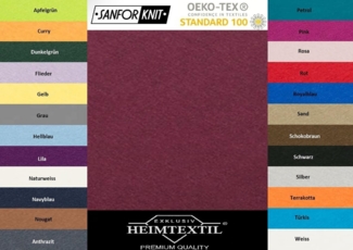 Marke Jersey Spannbettlaken 140 - 160 x 200 cm Bordauxrot