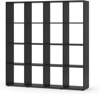 Vicco Raumteiler Schwarz 138.5 x 142.5 cm, Karree