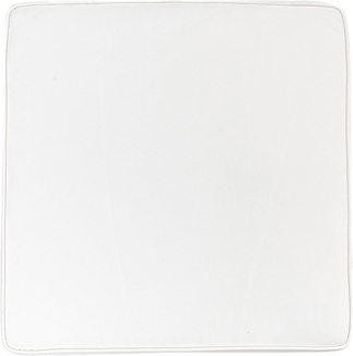 Polsterauflage Ohne Muster SASSARI 46 x 46 cm Cremeweiß