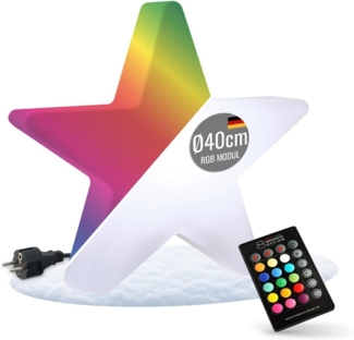 Dekoleuchte Shining Star Sternleuchte (weiß 40 cm RGB )