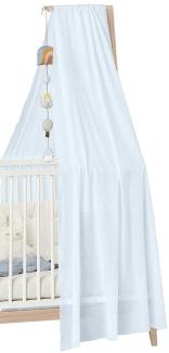 Canopy for Linea and Luna baby cot, Dusty blue 700