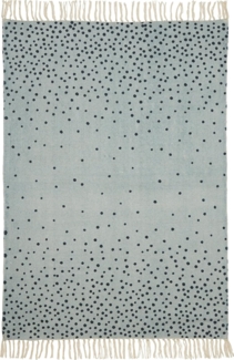 Done by deer Teppich, 90x120 cm Blau