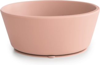 Mushie Silikon Schüssel mit Saugring blush