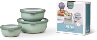 Mepal Cirqula Multi Bowl Nordic Sage Multischüssel 3er-Set 350+750+1250 ml