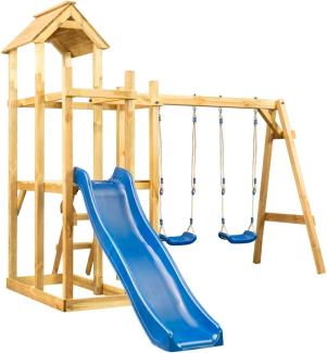 vidaXL Spielturm mit Rutsche Schaukel Leiter 285 x 305 x 226,5 cm