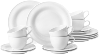 Seltmann Weiden Beat Kaffeeservice 18-teilig weiß