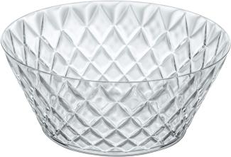 Koziol Crystal L, Salatschale, Salatschüssel, Dessertschale, 3,5l, Transparent Klar, 3546535