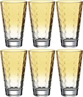 Leonardo Longdrinkglas 200 ml Optic [6 Stück] apricot rund Ø 8 x H 13 cm