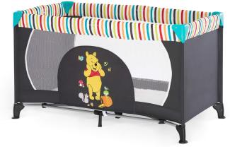 Hauck 'Dream’n Play' Reisebett 3-teilig 120 x 60 cm, ab Geburt bis 15 kg, inkl. Tragetasche und Einlageboden (faltbar, tragbar, leicht & kippsicher), schwarz