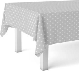 Martina Home Wachstuch-Tischdecke, grau, 220x140 cm