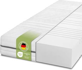 Kaltschaummatratze Silber, 7 Zonen Matratze 90x200 cm, 140x200 cm, Dreamstar, 24 cm hoch, H2/H3/H4, ergonomisch und atmungsaktiv, für jede Schlafposition