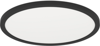 Eglo 900091 LED Deckenleuchte ROVITO-Z weiss schwarz H:2. 5 Ø:29. 5cm dimmbar 2700-6500K mit Connect-Z Funktion