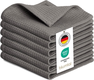Blumtal Geschirrtuch Set 50x70 oder 30x30 cm, 100% Baumwolle, (10-tlg), Saugfähig, schnell trocknend, waschbar, 100% Baumwolle