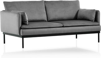 Traumnacht Lyon Sofa 2-Sitzer im modernen Loft Design, anthrazit, produziert nach deutschem Qualitätsstandard, leichter Aufbau
