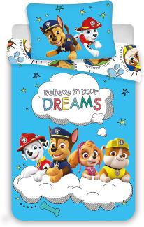 Paw Patrol Dreams - Baby Bettwäsche - Set 100x135 40x60 cm