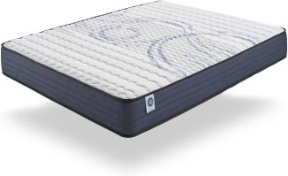 naturalex | Perfectsleep | Matratze 135x190 cm | Memory und Blue Latex-Technologie Extra Komfort HR | Fester Halt mit Atmungsaktivem Schaumstoff | Ergonomisch Entspannend und Hypoallergen