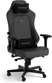 noblechairs Hero TX Gaming Stuhl - Bürostuhl Ergonomisch - Schreibtischstuhl - Gaming Chair PC - Gaming Sessel - Chefsessel Bürostuhl 150 kg Belastbarkeit - Textilgewebe