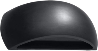 Wandleuchte, Schwarz, Glas, Keramik