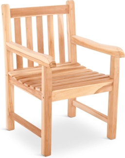 Raburg Gartenstuhl Teak-Holz-Sessel, wetterfestes Teak, Lana XL, langlebig, leicht & robust, UV-beständig & pflegeleicht