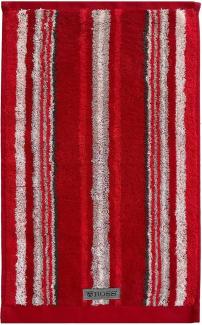 Ross Handtücher Sinfonie Multicolor Streifen 4019 | Gästetuch 30x50 cm | kirsche