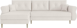 ALTDECOR Ecksofa HERMES-L, Couch mit Schlaffunktion, Wohnzimmer - links/rechts verstellbar