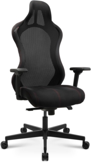 Topstar Bürostuhl Gamingstuhl Sitness RS Sport Plus Mikrofaser inkl. Armlehnen mit Lordosenkissen schwarz