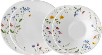 Hutschenreuther Teller-Set 4-tlg. Nora Spring Vibes, Bone China, Mehrfarbig, 02048-726041-29213