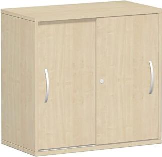 Schiebetürenschrank Oberboden 25 mm, 80x42x80cm, Ahorn Ahorn