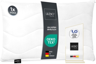 LILENO HOME Kopfkissen 40x70 cm [1er Set] als Kissen-Füllung - Bett oder Deko Kissen mit Reißverschluss zum Anpassen - Waschbar bis 95° - Sofa-Kissen & Zierkissen für Couch/Bett