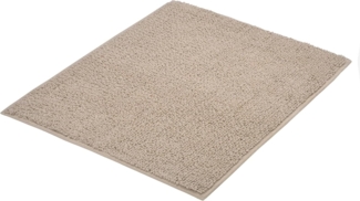 Kleine Wolke Badematte Chrissy, Höhe 10 mm, rutschhemmend beschichtet, beidseitig nutzbar, fußbodenheizungsgeeignet, Baumwolle, rechteckig, Badteppich, Uni Farben