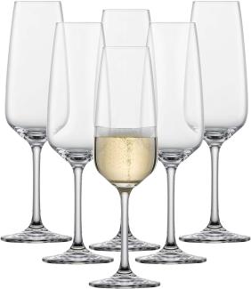 Schott Zwiesel Taste Sektglas 7, 6er Set, Champagnerglas, Proseccoglas, Glas, 283 ml, 115674