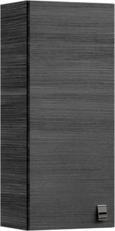 Planetmöbel Midischrank Midischrank 32cm Anthrazit (Kleiner Badschrank für extra Stauraum mit 3 Fächern) Hängeschrank für Badezimmer