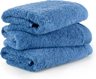 Möve Handtuch Superwuschel Premium Cotton Baumwolle, 50x100, Walkfrottee (Set, 3-St), Set, Extraweicher Griff, Made in Germany
