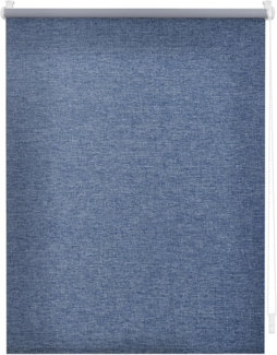 Lichtblick Sonnenschutzsysteme GmbH Thermo-Rollo lichtdurchlässig Madrid 90 cm x 190 cm (BxL) Blau Lichtdurchlässig & Thermofunktion ; ohne Bohren zu Montieren ; OEKO-TEX Standard 100