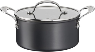 Tefal H9124644 Kochtopf, 24 cm, Jamie Oliver, harteloxiert, Aluminium, Schwarz