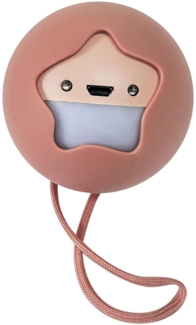 Pabobo Little Moon Terracota Nachtlicht tragbar & wiederaufladbar – Super Uatonomie 45 Nächte – klein und leicht ab der Geburt.