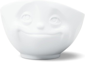 Schmunzel Schale verträumt -verknallt in weiß 500ml