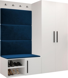Garderoben-Set Mapreni I (Farbe: Weiß, Manila 26)