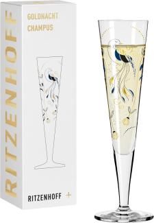 Ritzenhoff 1071043 Champagnerglas #43 GOLDNACHT Champus Christine Kordes 2024 in Geschenkbox