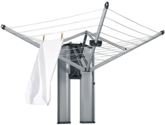 Brabantia WallFix Wandwäschetrockner 24 m, mit Aufbewahrungsschutzbox