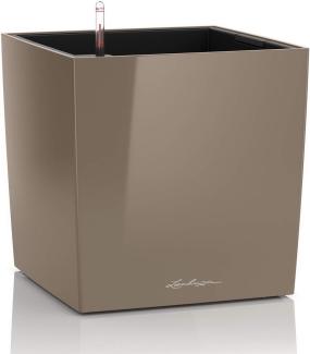 LECHUZA CUBE Premium 30 taupe hochglanz 16465