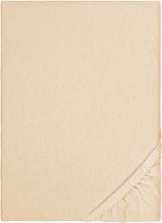 Biberna Fein-Biber Spannbettlaken 90x200 cm - 100x200 cm Beige