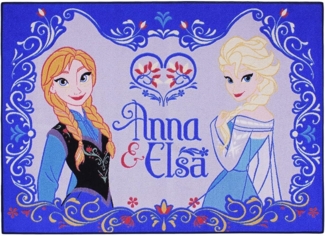 Frozen / Eiskönigin Spielteppich Anna & Elsa 95x133 cm