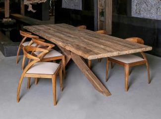 Livingruhm Esstisch Ralf Teak-Holz