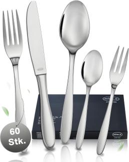 Rösle Cutlery set Culture 60 pieces Glossy steel