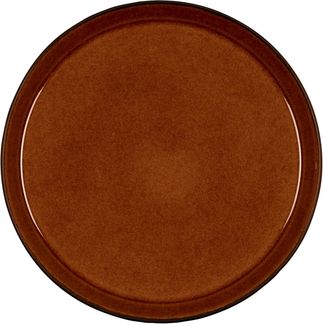 Bitz Speiseteller schwarz / bernstein 27 cm