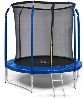 Jumpstarter Trampolin 2,5m Ø Netz 120kg max. dunkelblau