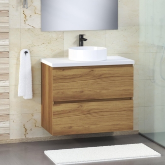 Baikal Modul Top, Holz, Eiche Vinda, 80 cm