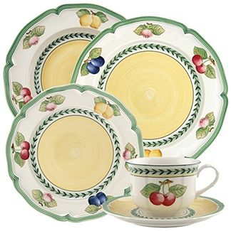 Villeroy & Boch 10-2281-30 French Garden Fleurence Geschirr-Set 30-teilig