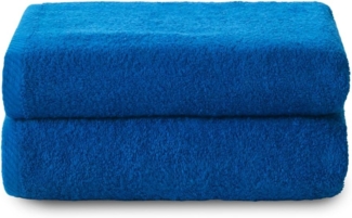 Top Towel - Plus - Große Badetücher - Badetücher - 2 Duschtücher - 70x140 cm - 100 % Baumwolle - Blau